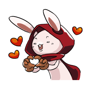 Rabbit in the moon messages sticker-3