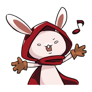 Rabbit in the moon messages sticker-0