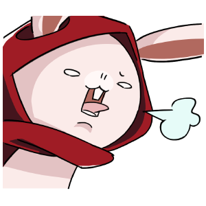 Rabbit in the moon messages sticker-8