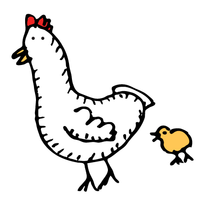 Happy Chickens Stickers messages sticker-1