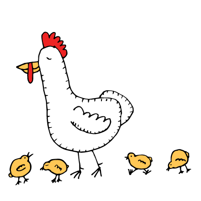 Happy Chickens Stickers messages sticker-10