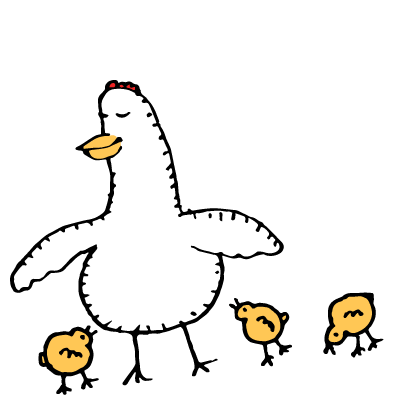 Happy Chickens Stickers messages sticker-8