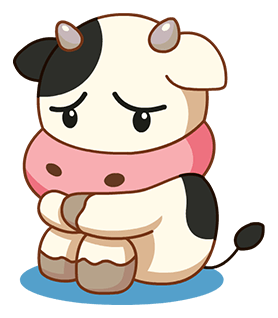 Kitty the Cow messages sticker-8