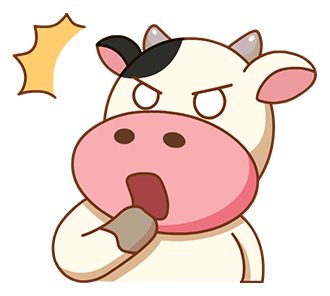 Kitty the Cow messages sticker-9