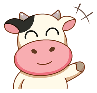 Kitty the Cow messages sticker-11