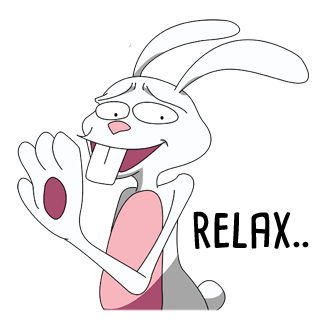 Thug Bunny messages sticker-0