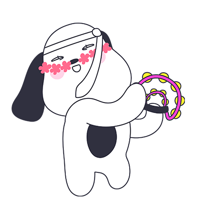 Spiritless dog messages sticker-1