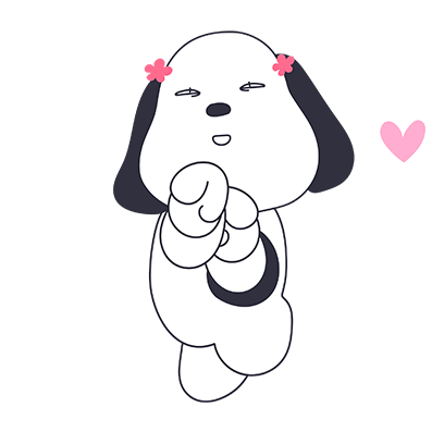 Spiritless dog messages sticker-3