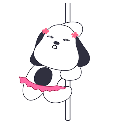 Spiritless dog messages sticker-0