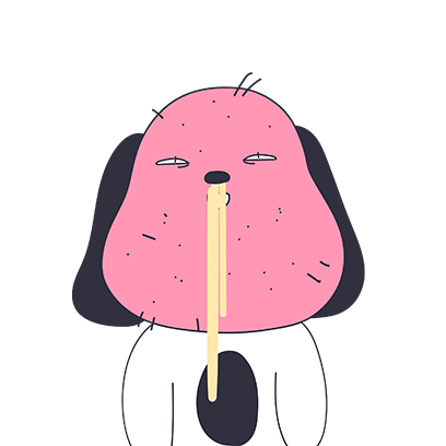 Spiritless dog messages sticker-8