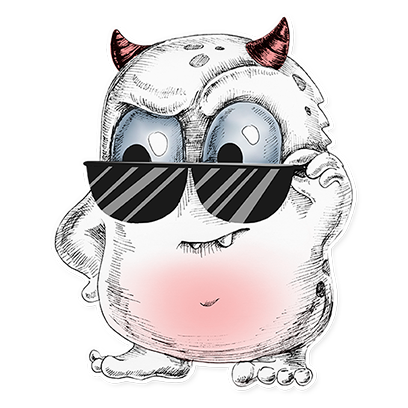 Beautiful Monsters - Stickers messages sticker-5