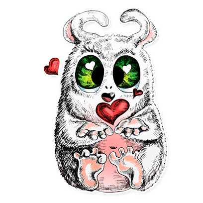 Beautiful Monsters - Stickers messages sticker-6