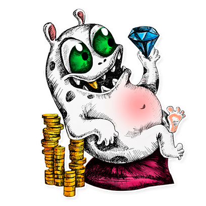 Beautiful Monsters - Stickers messages sticker-2