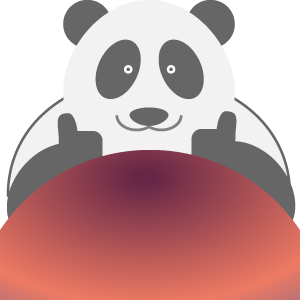 Panda UFO messages sticker-5