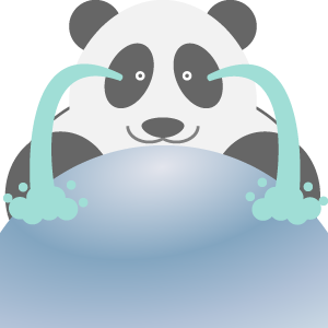 Panda UFO messages sticker-4