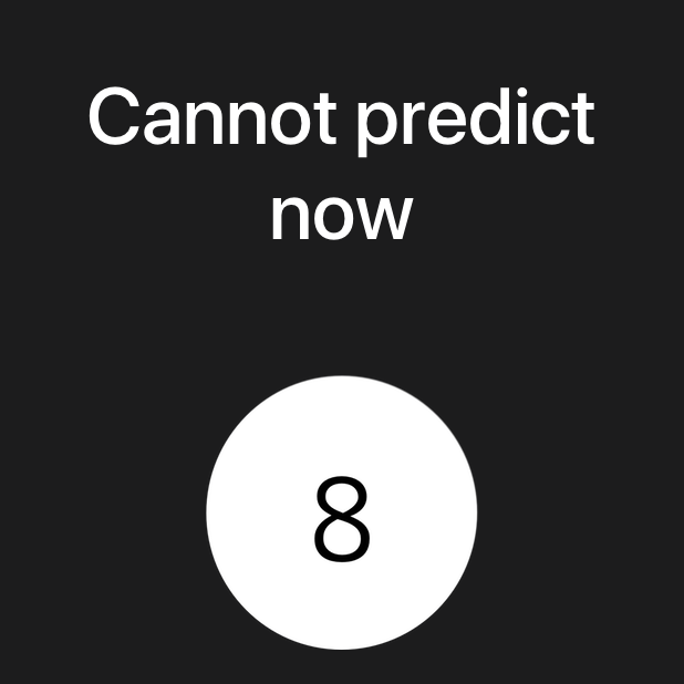 Modern Magic 8 Ball messages sticker-3