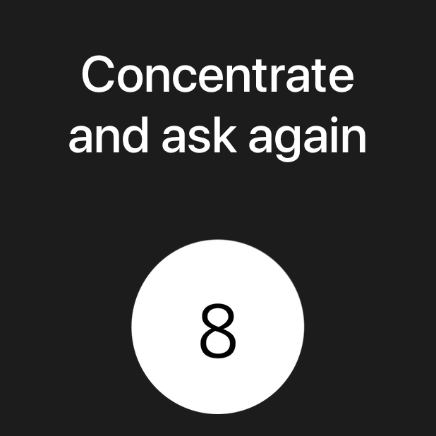 Modern Magic 8 Ball messages sticker-4