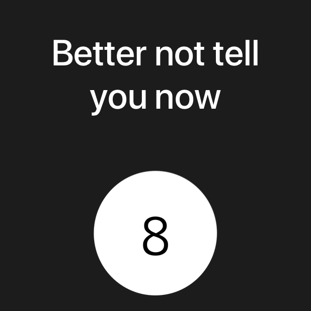 Modern Magic 8 Ball messages sticker-10