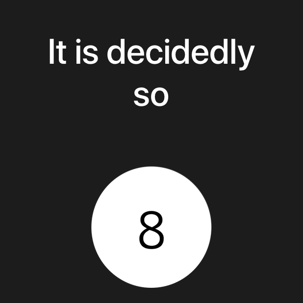 Modern Magic 8 Ball messages sticker-4