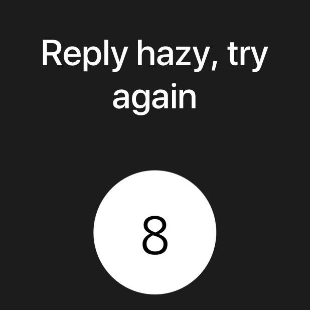 Modern Magic 8 Ball messages sticker-2