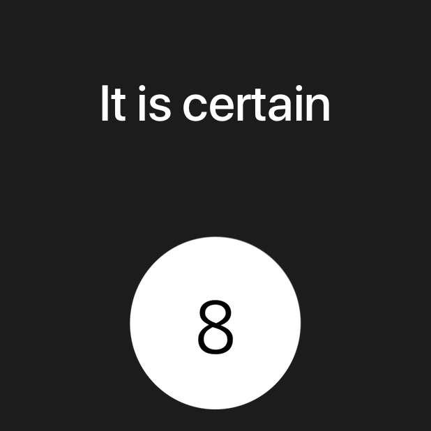 Modern Magic 8 Ball messages sticker-0