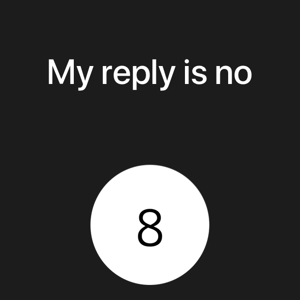 Modern Magic 8 Ball messages sticker-7