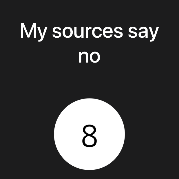 Modern Magic 8 Ball messages sticker-11