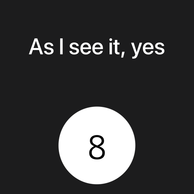 Modern Magic 8 Ball messages sticker-1