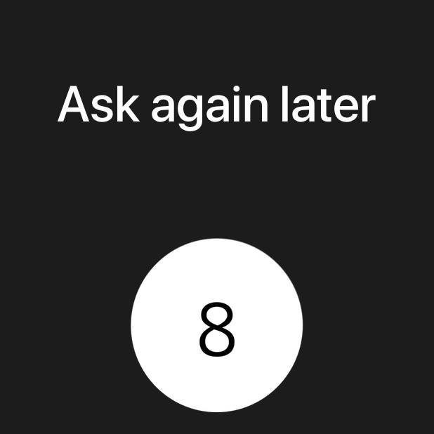 Modern Magic 8 Ball messages sticker-6