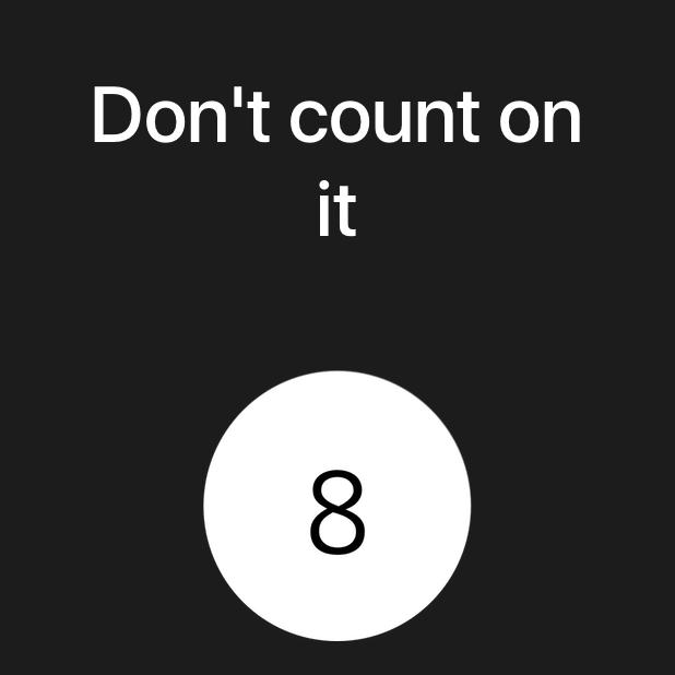 Modern Magic 8 Ball messages sticker-3