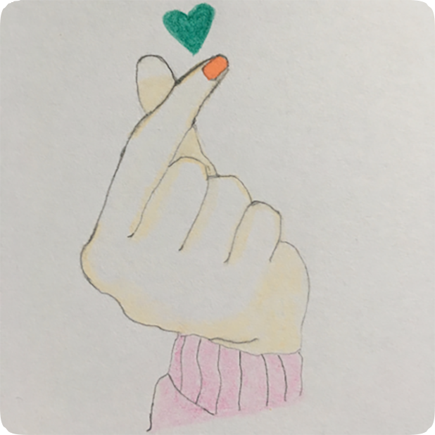 Heart Shaker : finger heart messages sticker-0