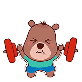 Bear and Bunny Stickers messages sticker-6