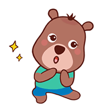Bear and Bunny Stickers messages sticker-3