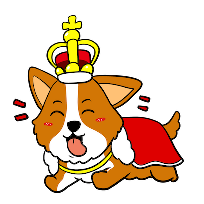 Royal Corgis Emoji Stickers messages sticker-0