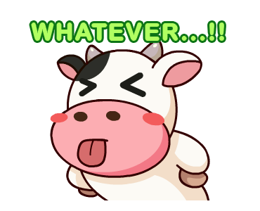 Milker Cows Animated messages sticker-2