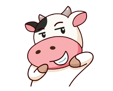 Milker Cows Animated messages sticker-9