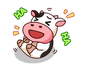 Milker Cows Animated messages sticker-3