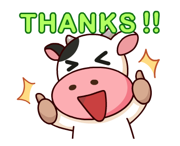 Milker Cows Animated messages sticker-10