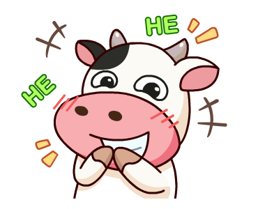Milker Cows Animated messages sticker-7