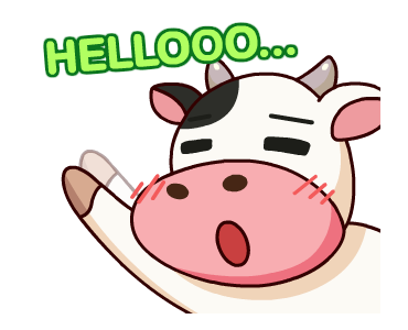 Milker Cows Animated messages sticker-0