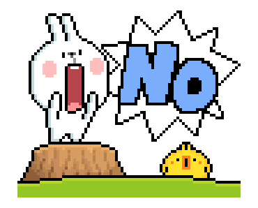 Bunny Pixel Cutie Animated messages sticker-6