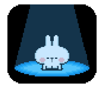 Bunny Pixel Cutie Animated messages sticker-10