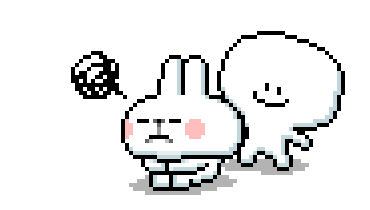 Bunny Pixel Cutie Animated messages sticker-4