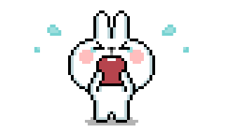 Bunny Pixel Cutie Animated messages sticker-7