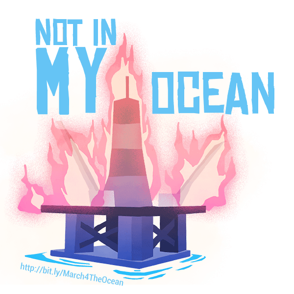 March for the Ocean messages sticker-8