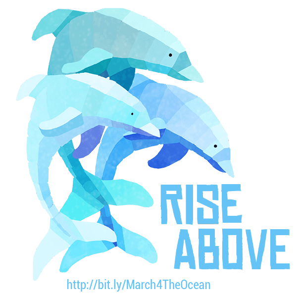 March for the Ocean messages sticker-4