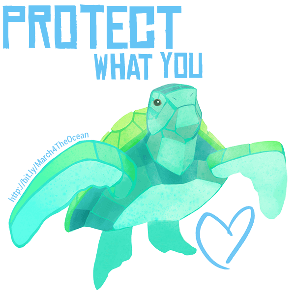 March for the Ocean messages sticker-5