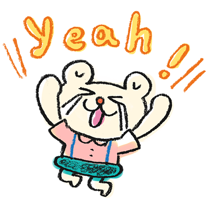 Small bear Pokke01 messages sticker-5