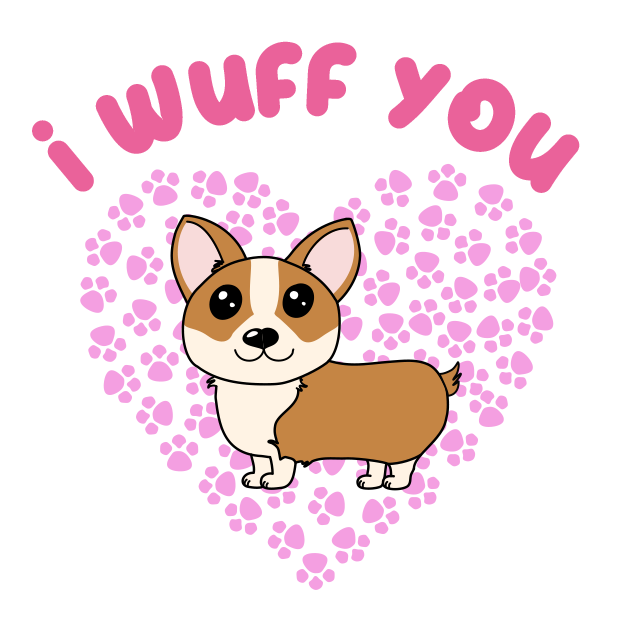 Corgi Puns - cute dog stickers messages sticker-8