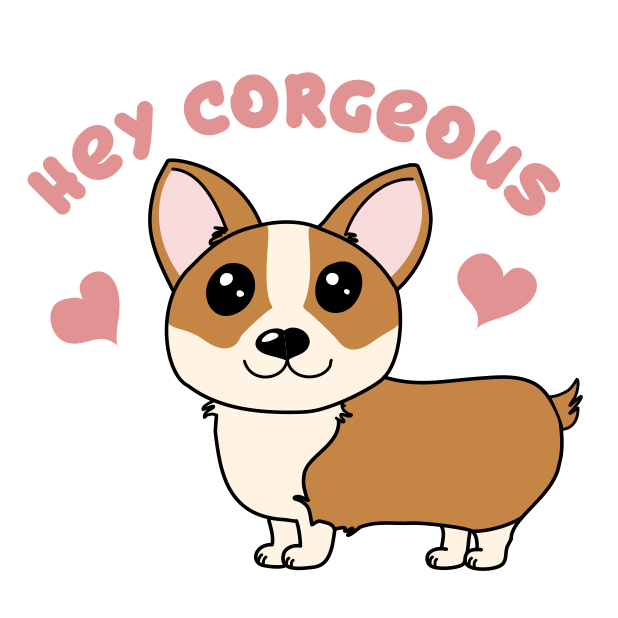 Corgi Puns - cute dog stickers messages sticker-10